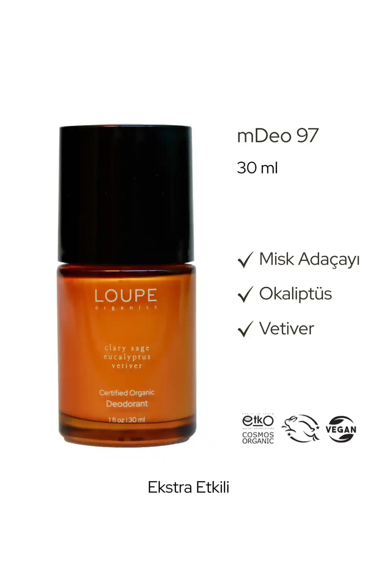 Loupe Organics Mdeo97 Organik Deodorant: %100 Doğal, Alüminyumsuz ve Türkiye Menşei