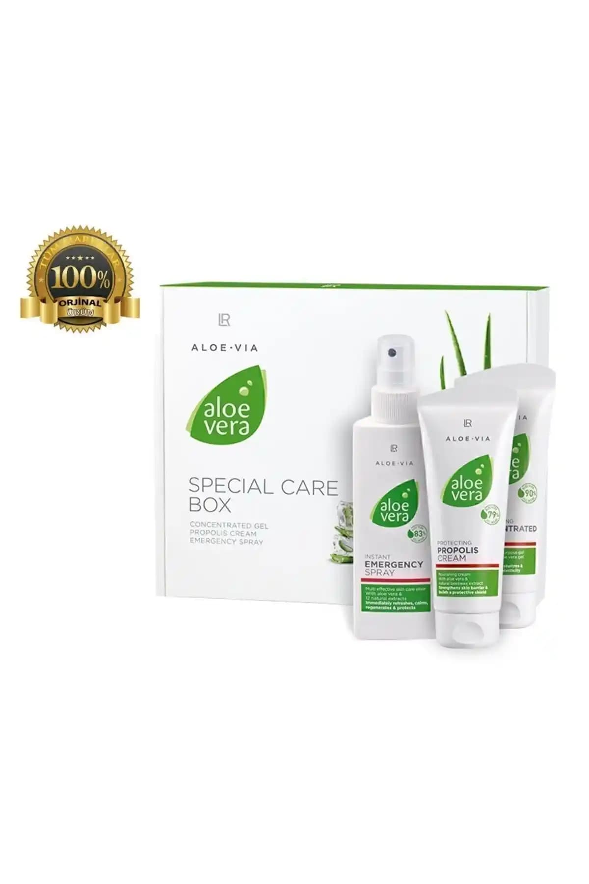 LR Aloe Via Aloe Vera Special Care Box: Hızlı yatıştırıcı 3’lü cilt bakım seti