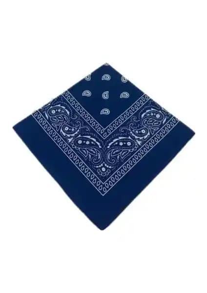 Melek Kare Bandana Fular: Pamuk-Polyester Kare Desenli Çok Yönlü Aksesuar, Günlük Stil