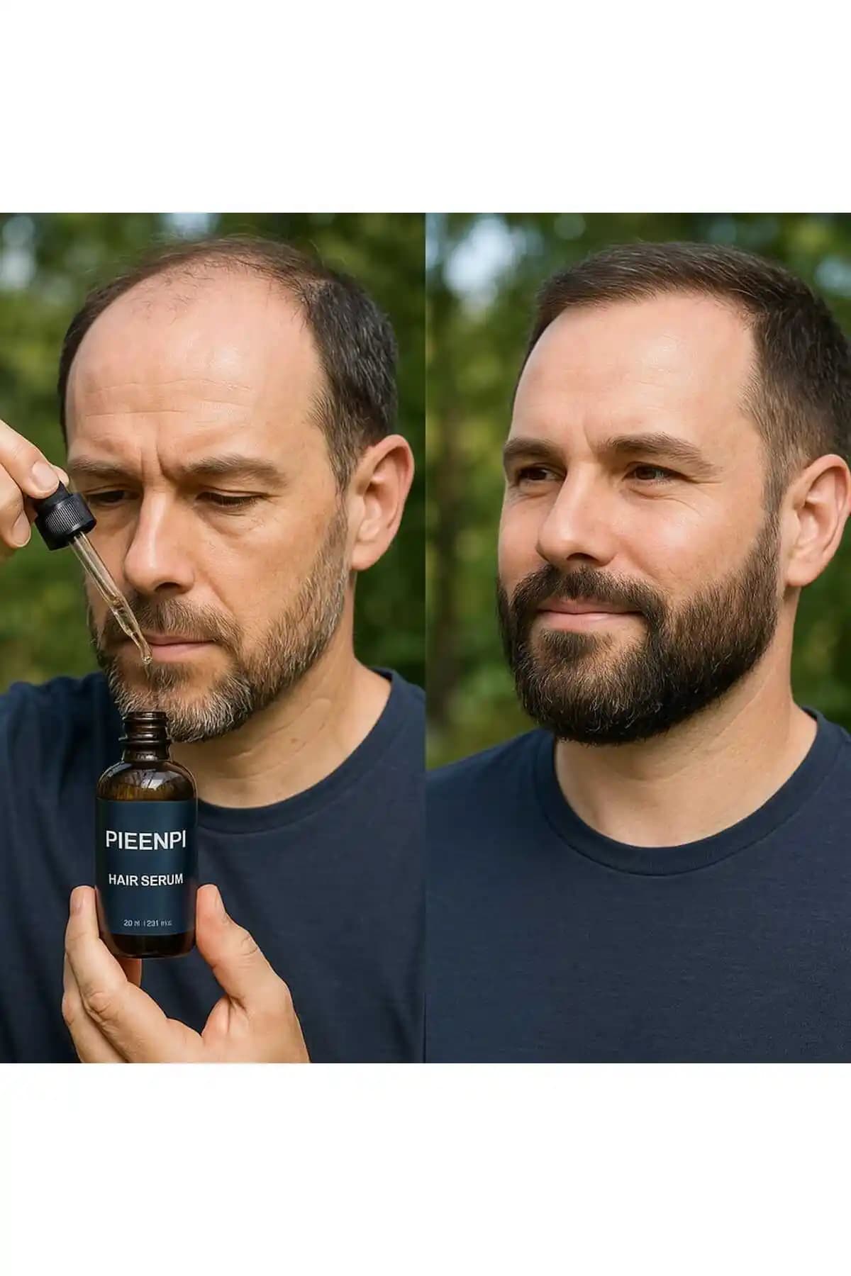 PIEENPI Karişim Serumu: Limon ve Tarçın İçeren Besleyici Saç ve Sakal Bakımı