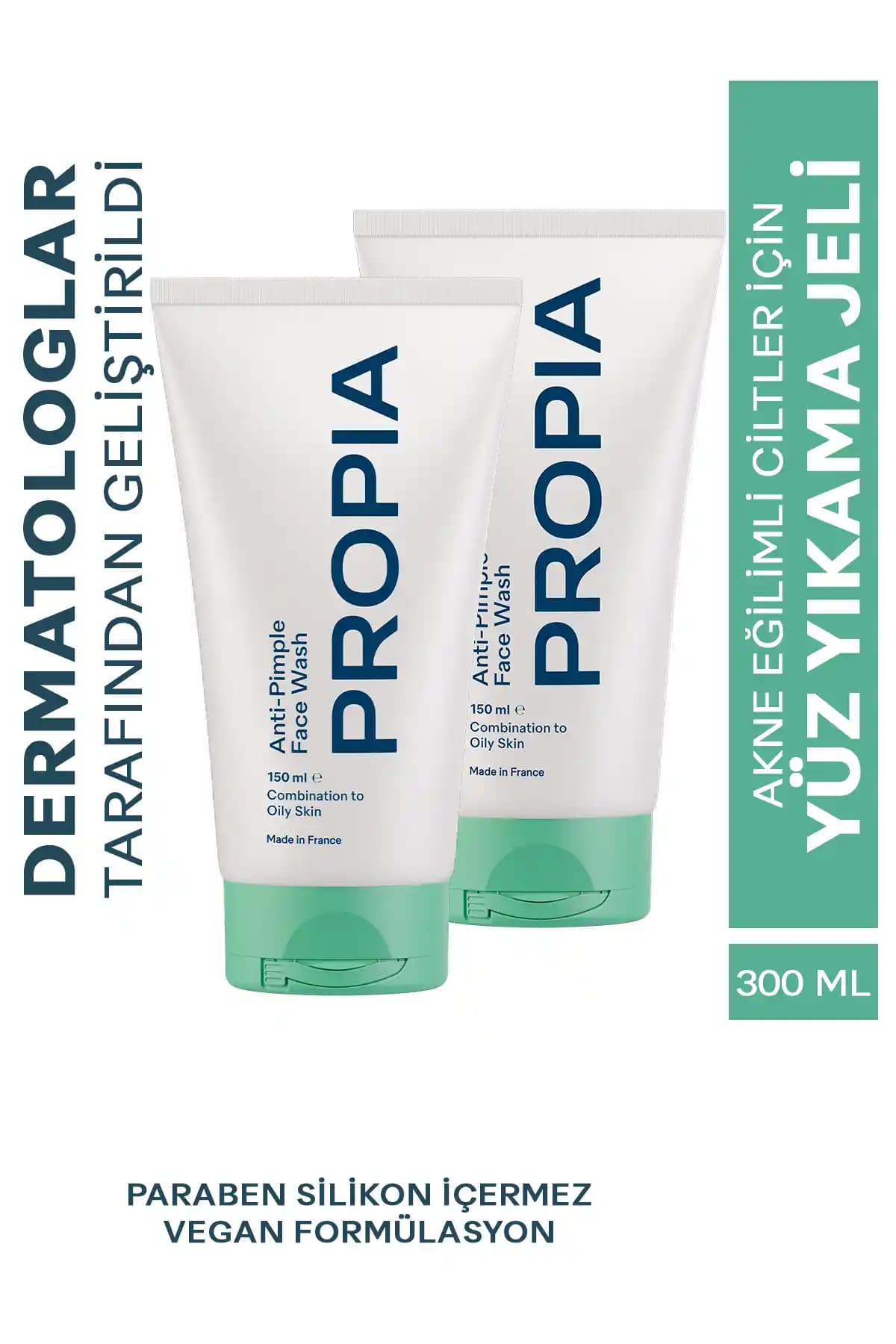 Propia Karma Ciltler İçin Yağlı ve Akne Eğilimli Arındırıcı Jel (150 ml x 2)