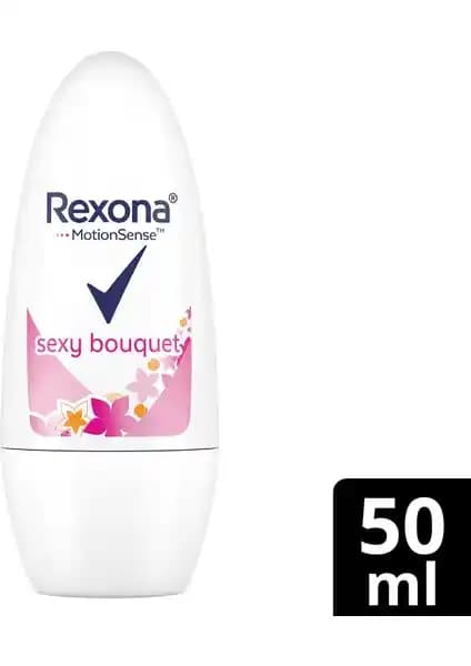 Rexona MotionSense Kadın Roll-On Sexy Bouquet: 50 ml’lik çiçeksi koku ve uzun süre ferahlık