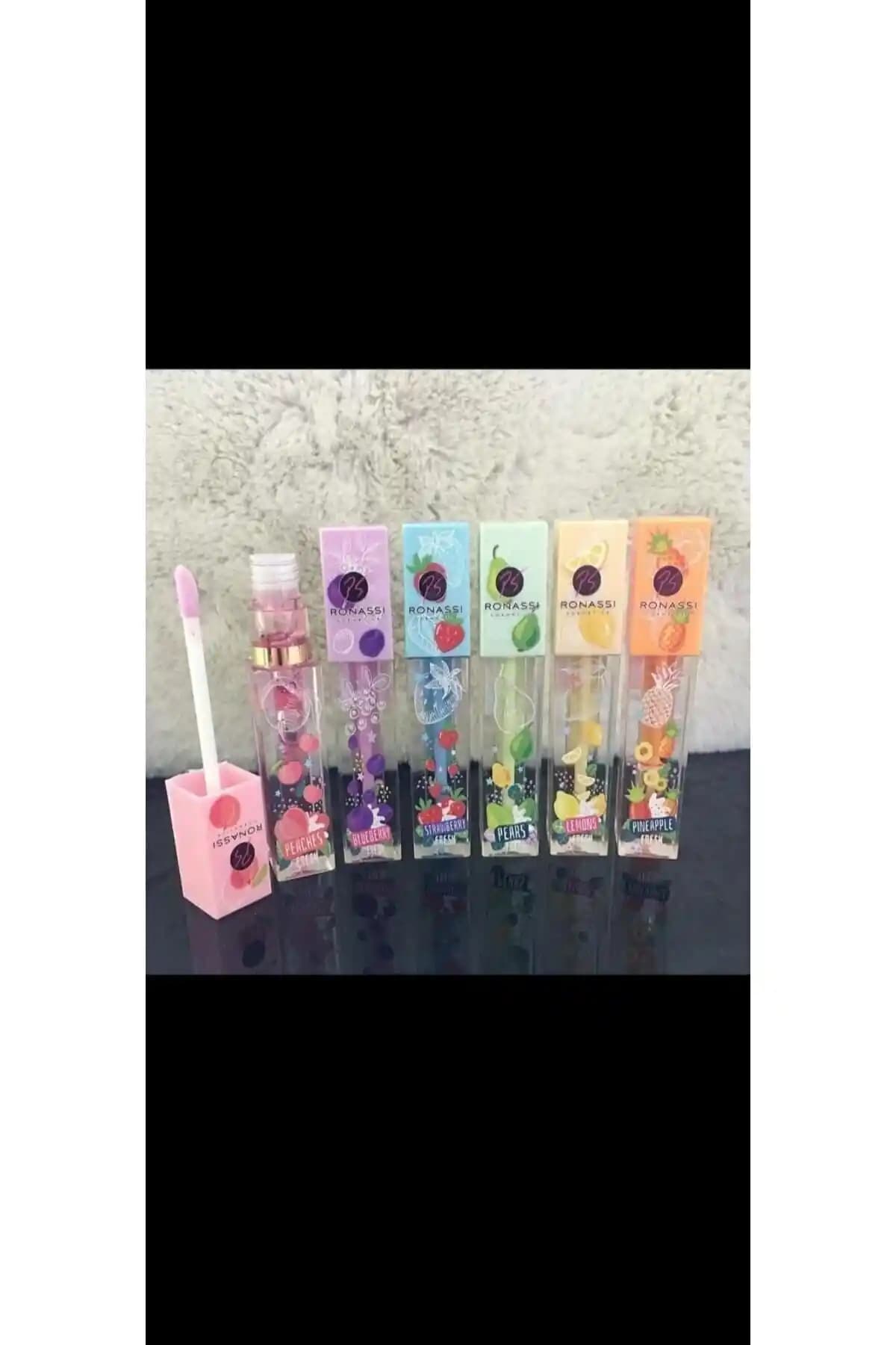 RS Ronassi Dudak Parlatıcısı (1AD): Şeffaf Formüllü Turuncu Işıltılı Dudak Parlaklığı