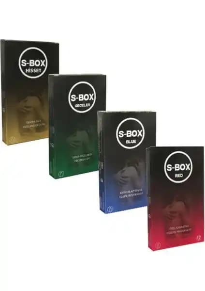 S-Box Prezervatif Karma Paket İnceleme: Blue, Red ve Hisset Varyantlarıyla Çoklu Dokular