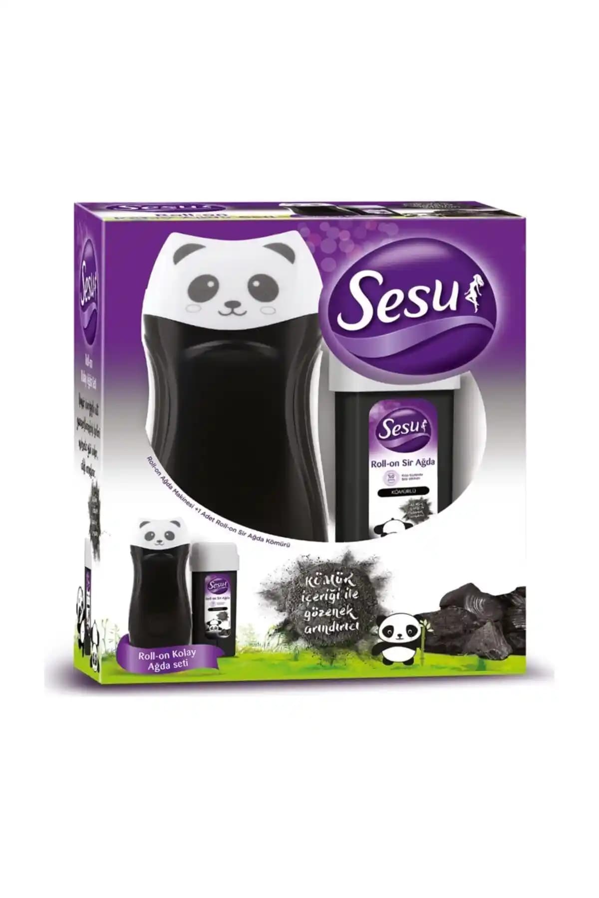 Sesu Kömürlü Isıtmalı Ağda Kartuşu 100 ml – Türkiye Menşeli, Anti Alerjik