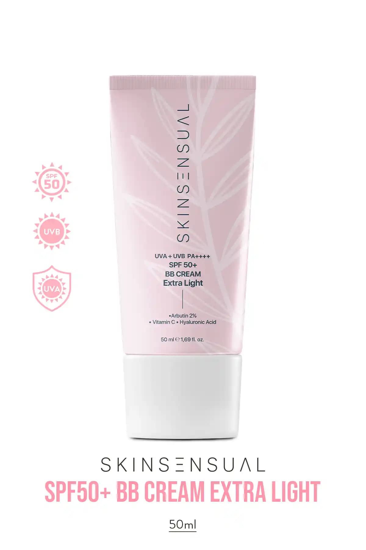 SPF50+ Spektrum Koruması ve C Vitaminiyle Aydınlık Doğal Bitiş Sunan BB Krem Extra Light