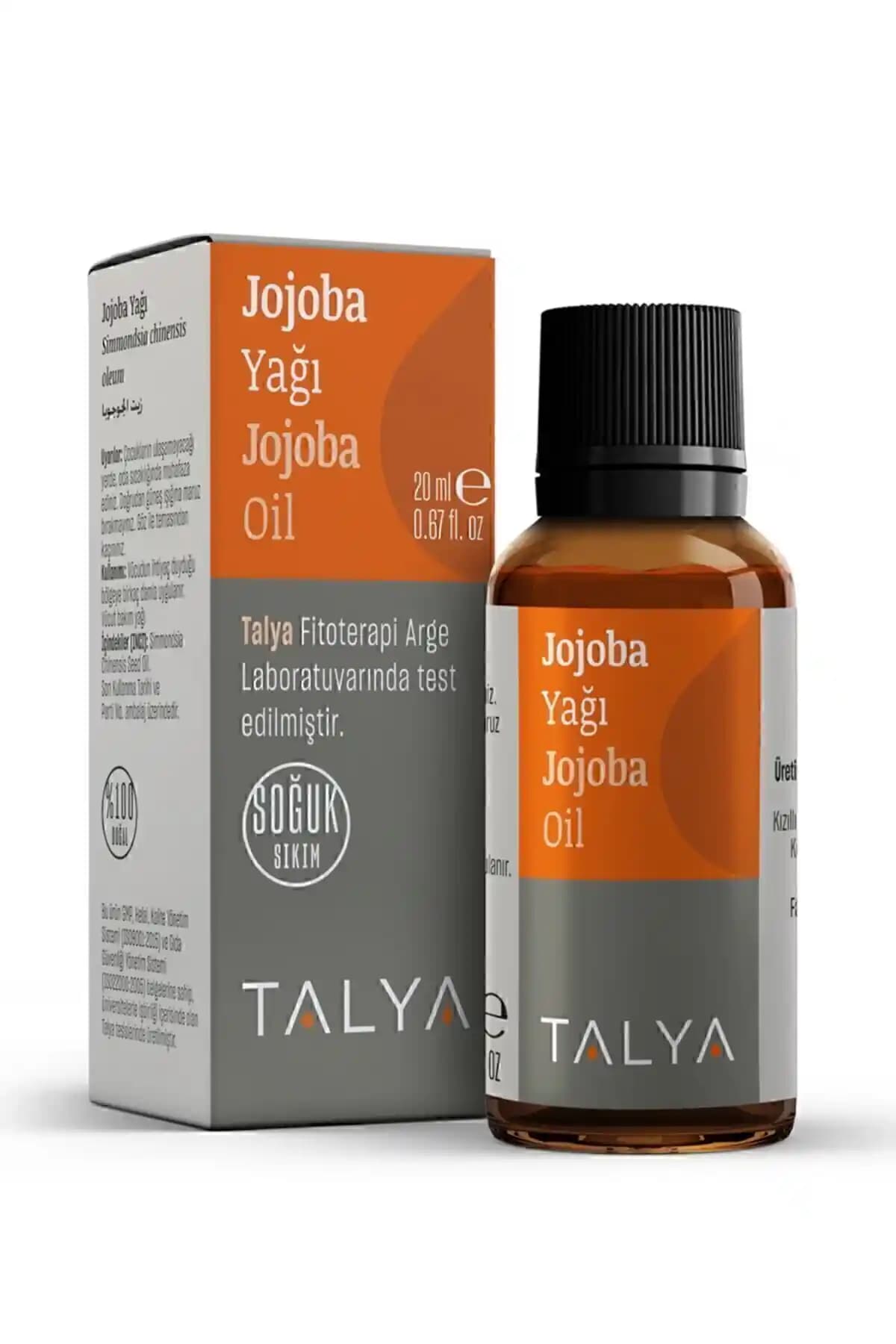 Talya Jojoba Yağı: Soğuk Sıkım %100 Saf Doğal Bakım Yağı Cilt ve Saç İçin Kullanıma Uygun