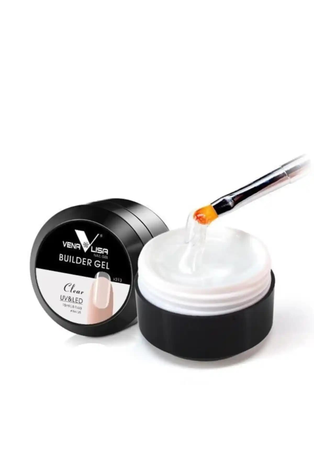 Venalisa 15 ml UV Jel Protez Tırnak Jeli Kod:313 Yeni – Beyaz Renkli Profesyonel Uygulama