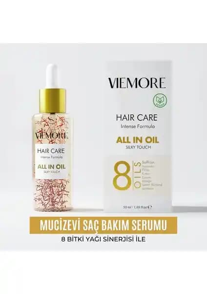 Viemore Safran Bitkili Saç Serumu: Dökülmeyi Azaltan ve Canlılık Sağlayan Yağ Karışımı
