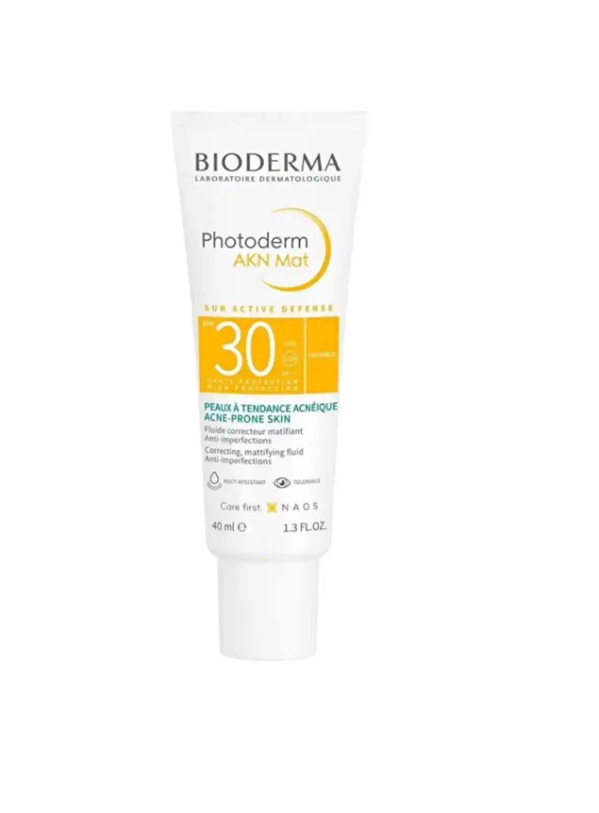 Bioderma AKN MAT Güneş Kremi 40 ml: Yağlı ve Akne Eğilimli Ciltler İçin Koruma ve Matlaştırma