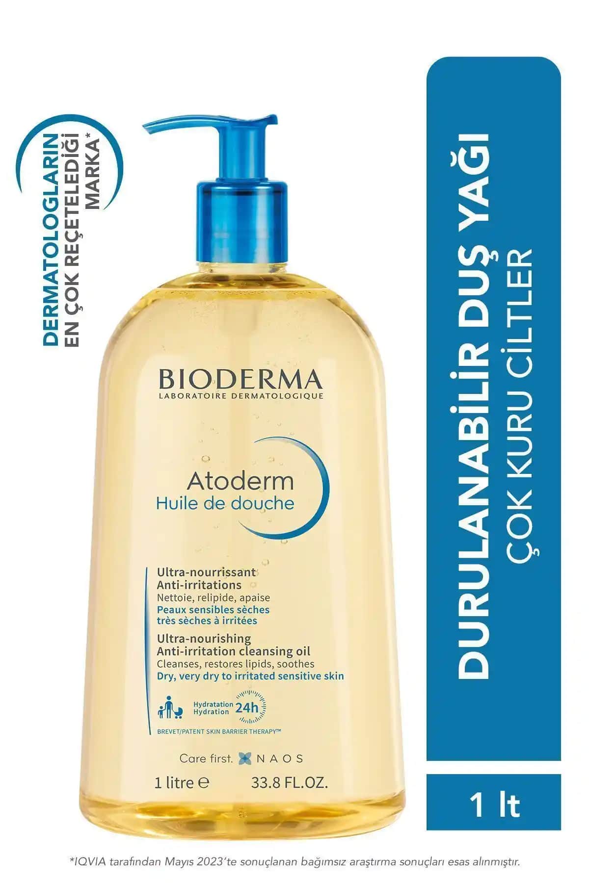 Bioderma Atoderm Duş Yağı: Hassas ve Kuru Ciltler İçin Güvenilir Temizlik Çözümü
