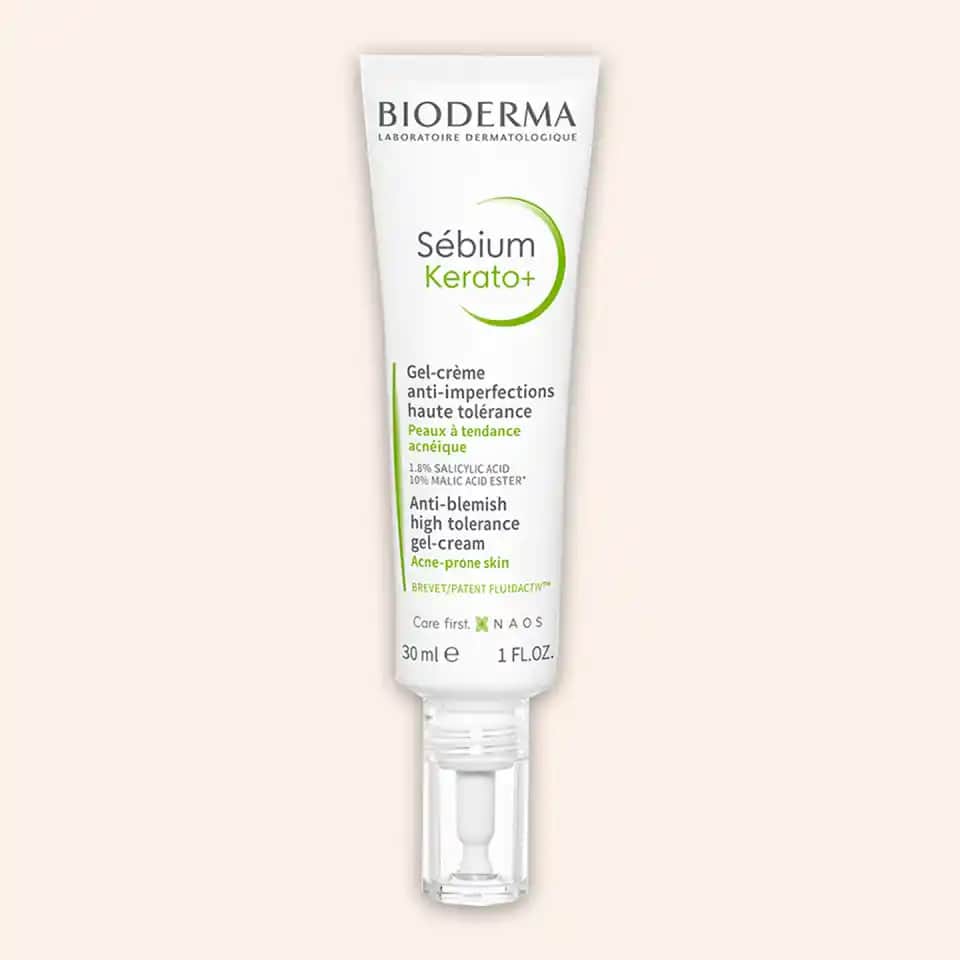 Bioderma Sebium Kerato+ Jel-Krem: Akneye Eğilimli Ciltler İçin Derinlemesine Temizlik Çözümü