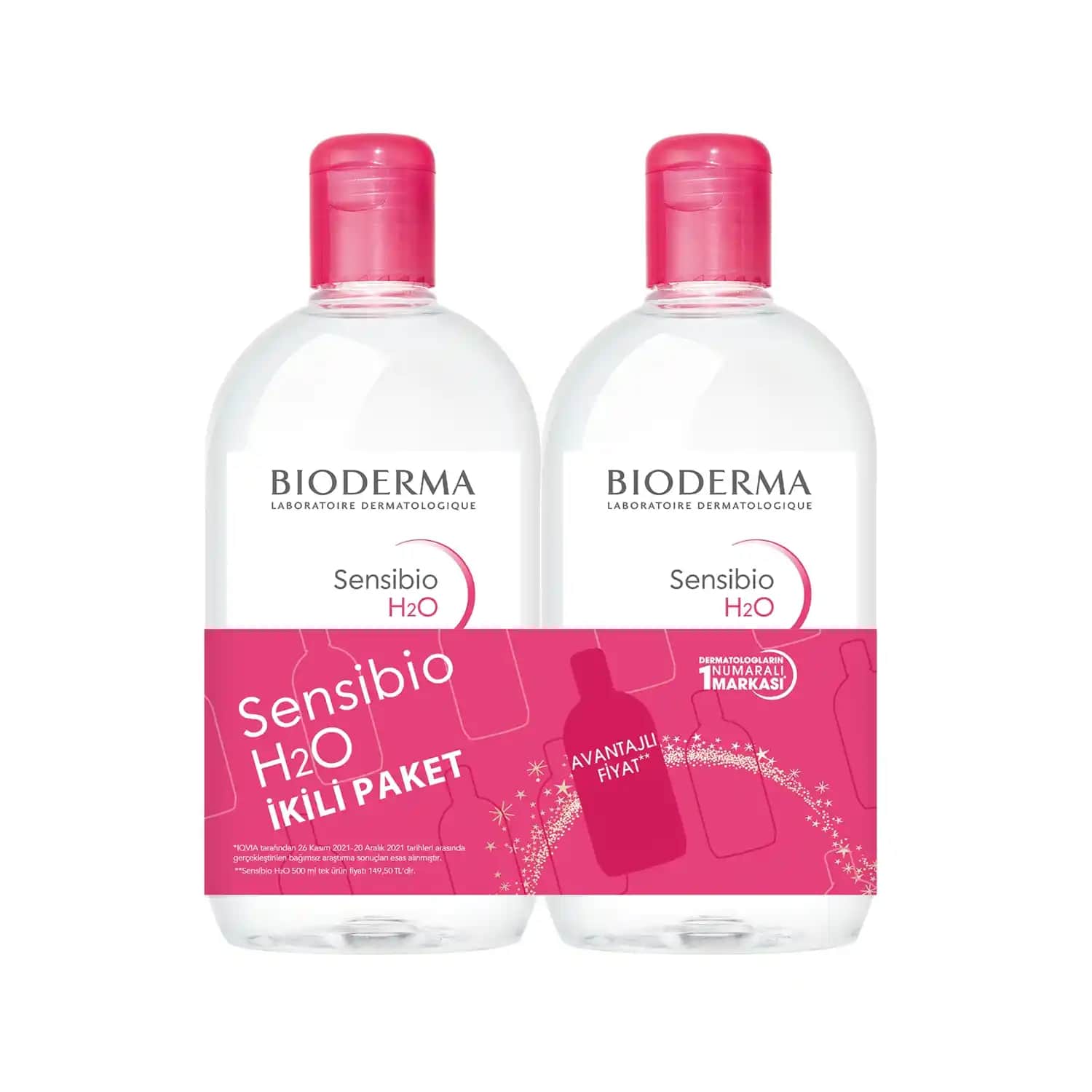 Bioderma Sensibio H2O 500 ml Hassas Ciltler İçin Güvenilir Temizlik Çözümü