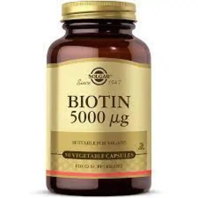 Biotin 5000 mcg: Saç, cilt ve tırnak sağlığını destekleyen güçlü takviye