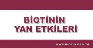 Biotin Yan Etkileri ve Kozmetik Kullanımında Dikkat Edilmesi Gerekenler