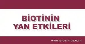 Biotin Yan Etkileri ve Kozmetik Kullanımında Dikkat Edilmesi Gerekenler