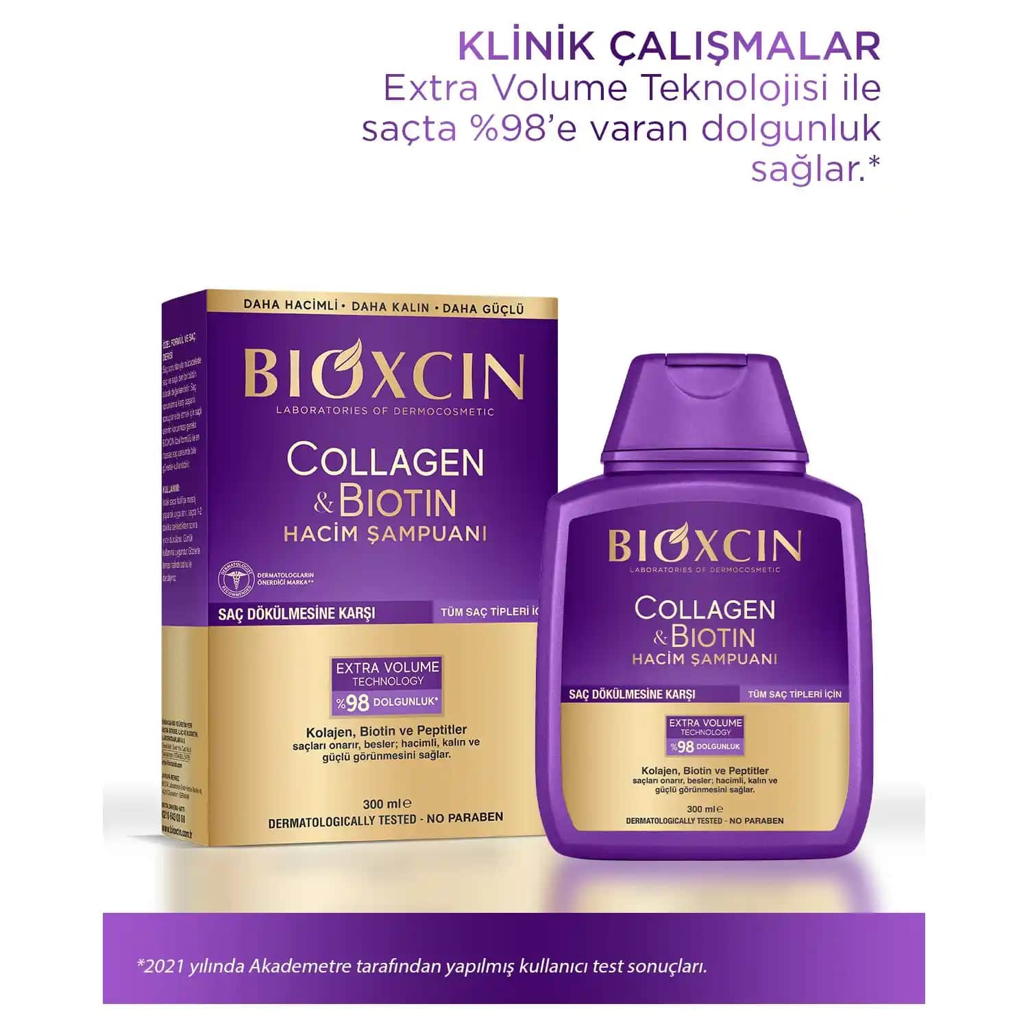 Bioxcin Collagen & Biotin Hacim Veren Şampuan ile Güçlü ve Dolgun Saçlar İçin Çözüm