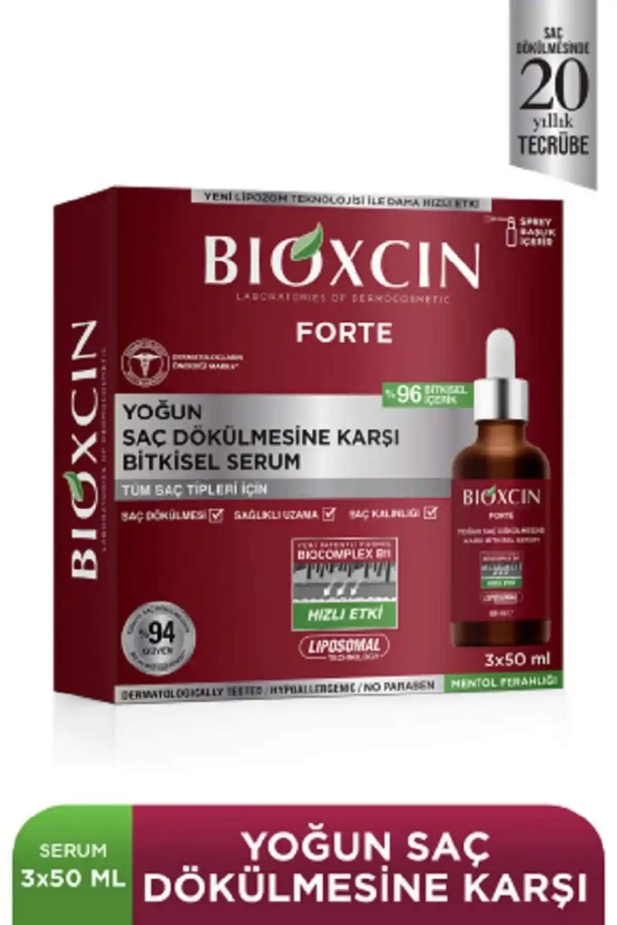 Bioxcin Forte Serum ile Saç Dökülmesine Karşı Güçlü ve Güvenli Çözüm