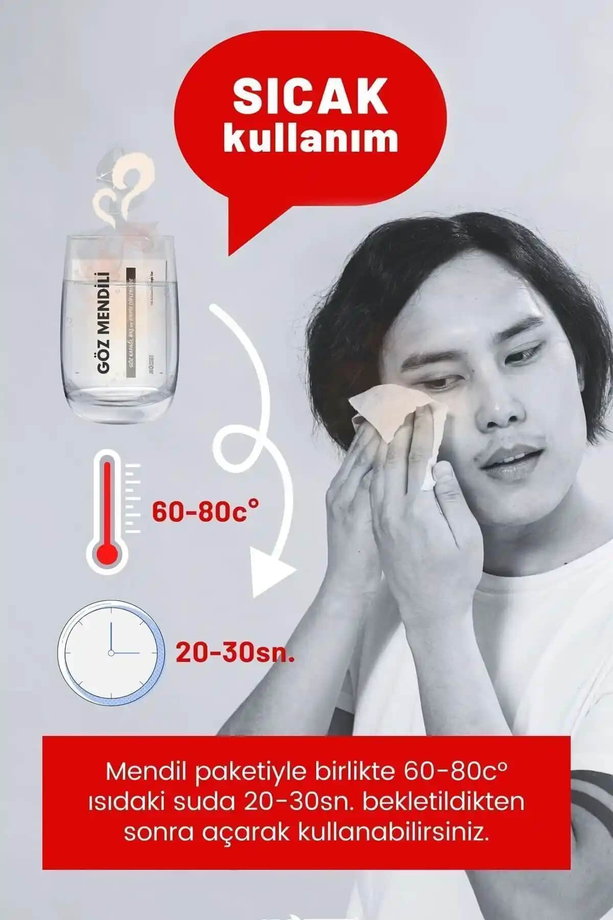 Blefaritto Göz Mendili ile Günlük Göz Temizliği ve Bakımı Nasıl Yapılır