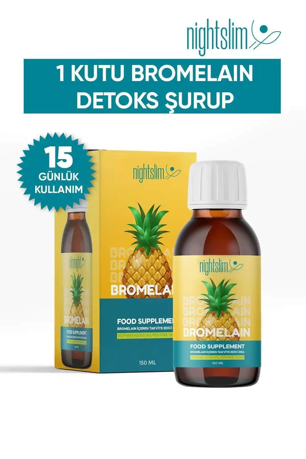 Bromelain Detox Şurubu: Doğal İçeriğiyle Güzellik ve Sağlık Destekleri