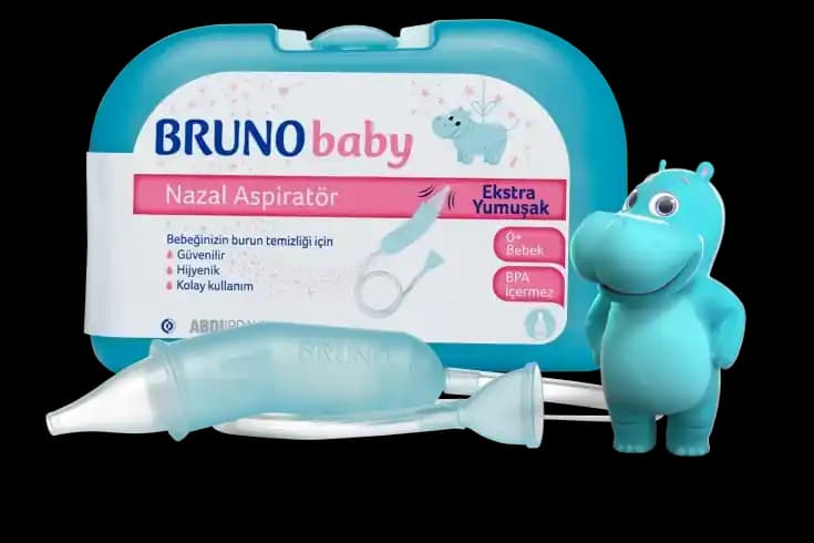 Bruno Baby Nazal Aspiratör: Bebeklerin Güvenli ve Hassas Burun Temizliği Çözümü