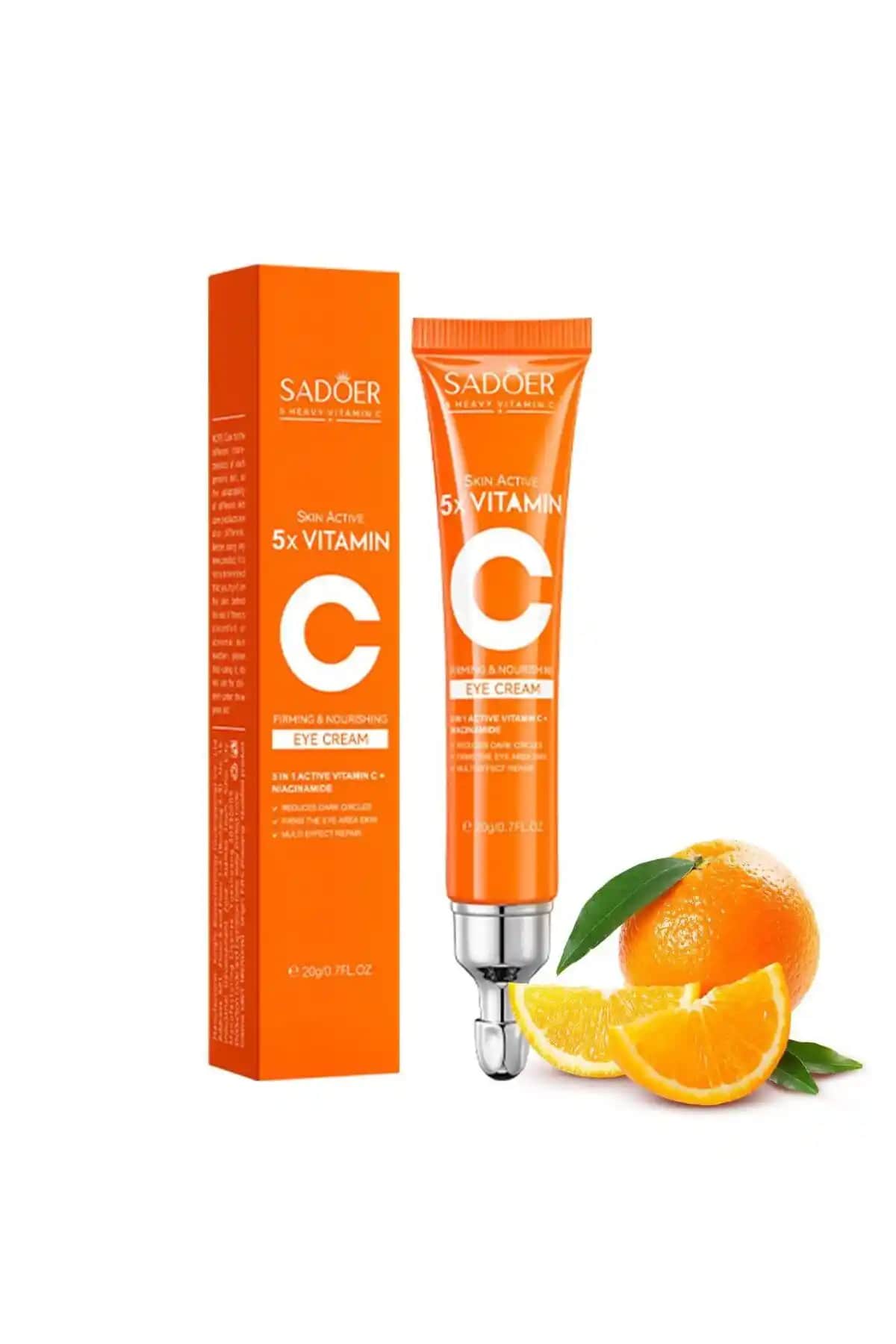 C vitamini içeren göz altı kremleriyle parlak ve sağlıklı gözler elde edin