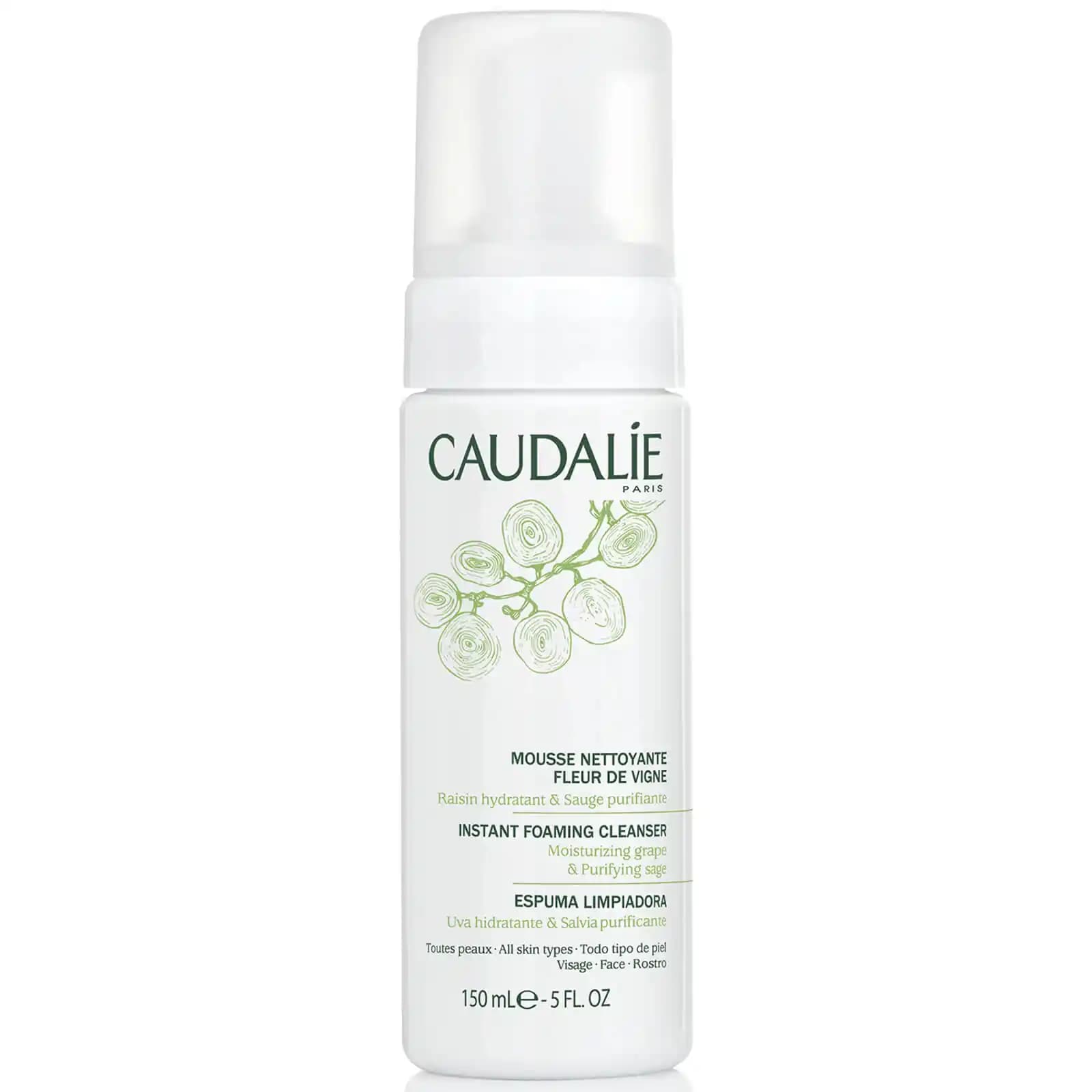 Caudalie Instant Foaming Cleanser: Doğal ve Güçlü Temizlik Sağlayan Hassas Ciltler İçin Ürün