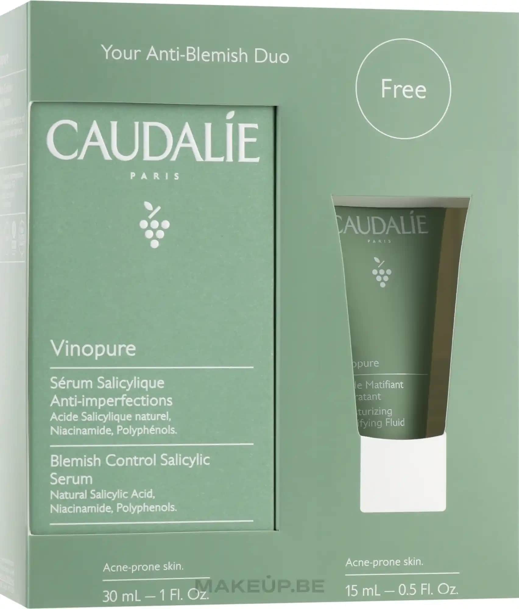 Caudalie Vinopure Set: Doğal ve Etkili Akne ve Yağlı Cilt Bakım Çözümü
