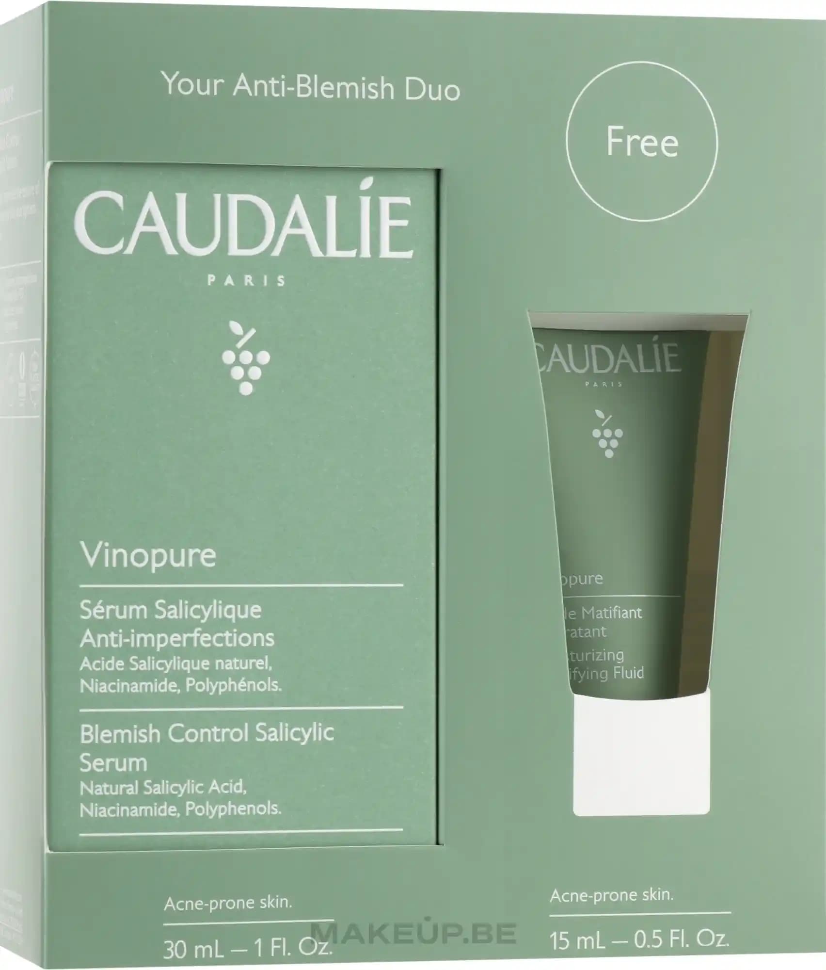 Caudalie Vinopure Set: Doğal ve Etkili Akne ve Yağlı Cilt Bakım Çözümü