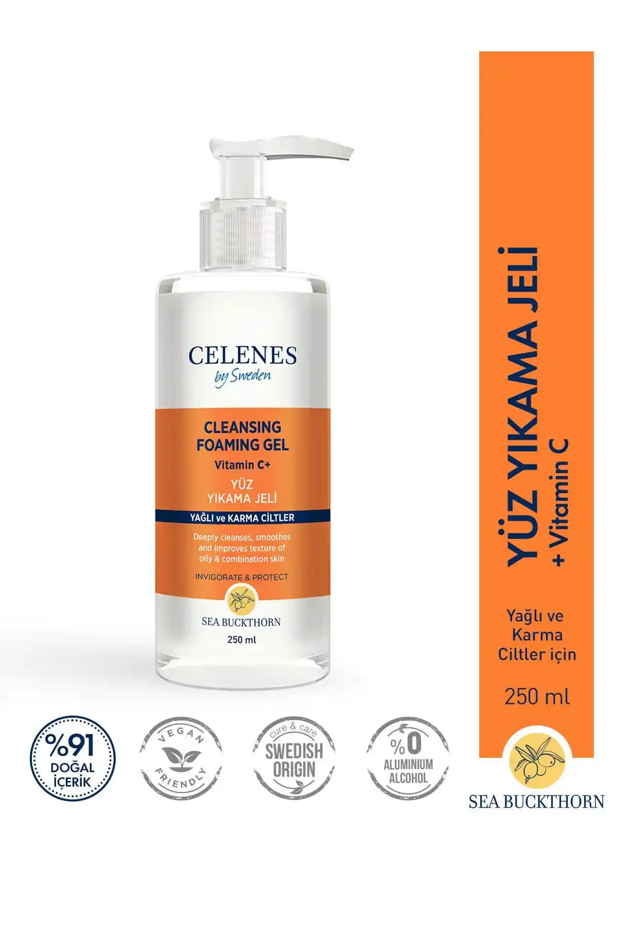 Celenes Sea Buckthorn Temizleme Jeli: Doğal ve Etkili Cilt Temizliği İçin Uygun Çözüm