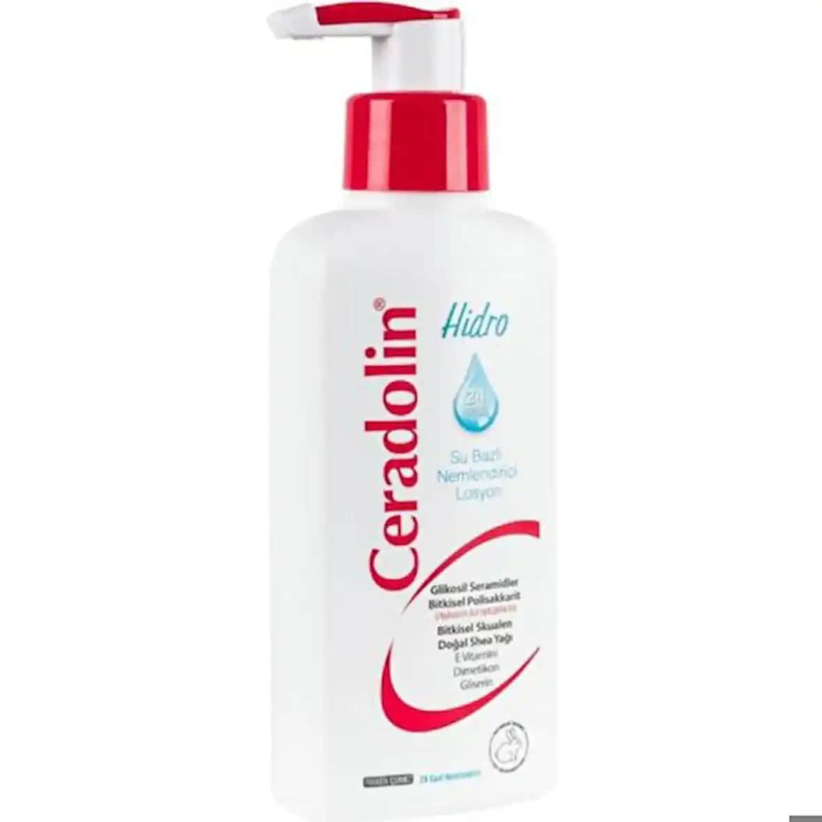 Ceradolin Hidro Su Bazlı Nemlendirici Losyon 200 ml - Kuru ve Hassas Ciltler İçin Güçlü Nem Desteği