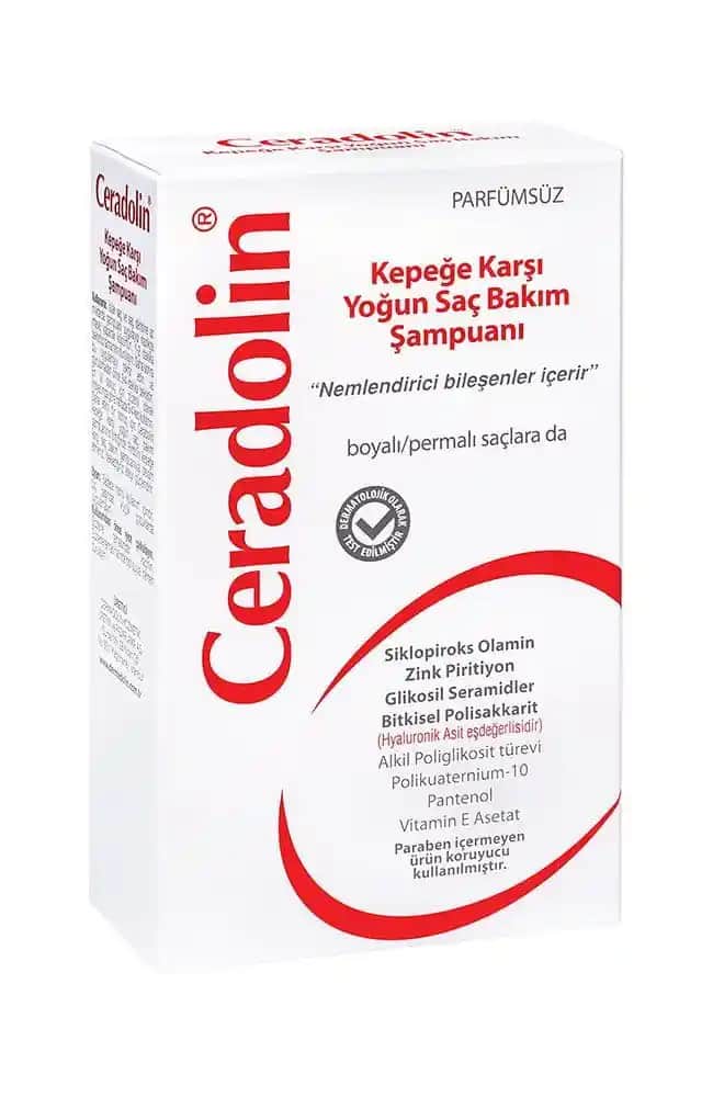 Ceradolin Kepeğe Karşı Yoğun Saç Bakım Şampuanı Kepek ve Saç Sağlığı İçin Güvenilir Çözüm