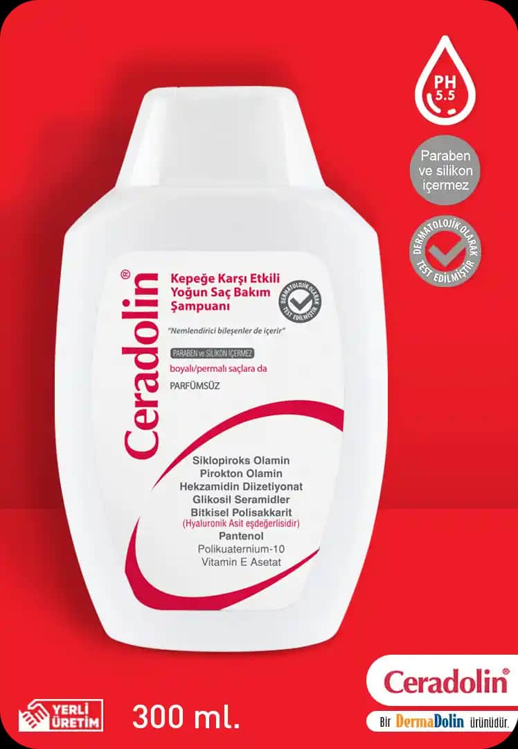 Ceradolin Şampuan ile Saç ve Saç Derisi Sağlığını Koruyan Etkili Çözüm
