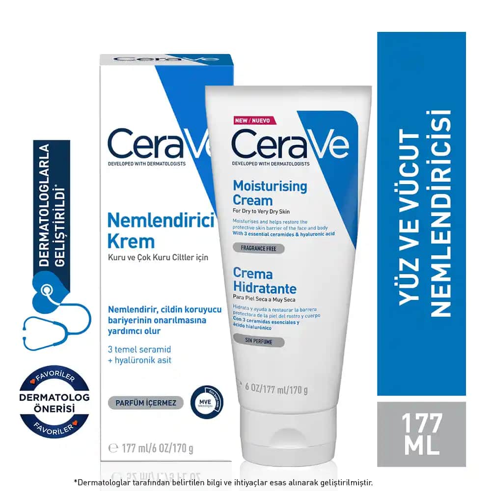 CeraVe Nemlendirici Krem 177 ml: Güvenilir ve Etkili Cilt Bakım Ürünü