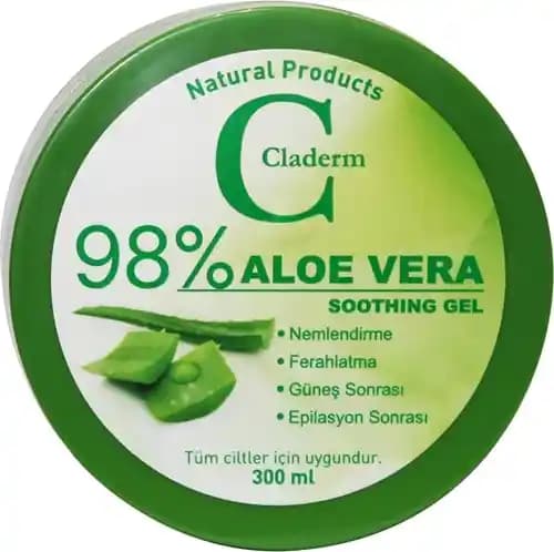 Claderm Aloe Vera Jel: Doğal ve Etkili Cilt Bakımı İçin Güçlü Bir Seçenek