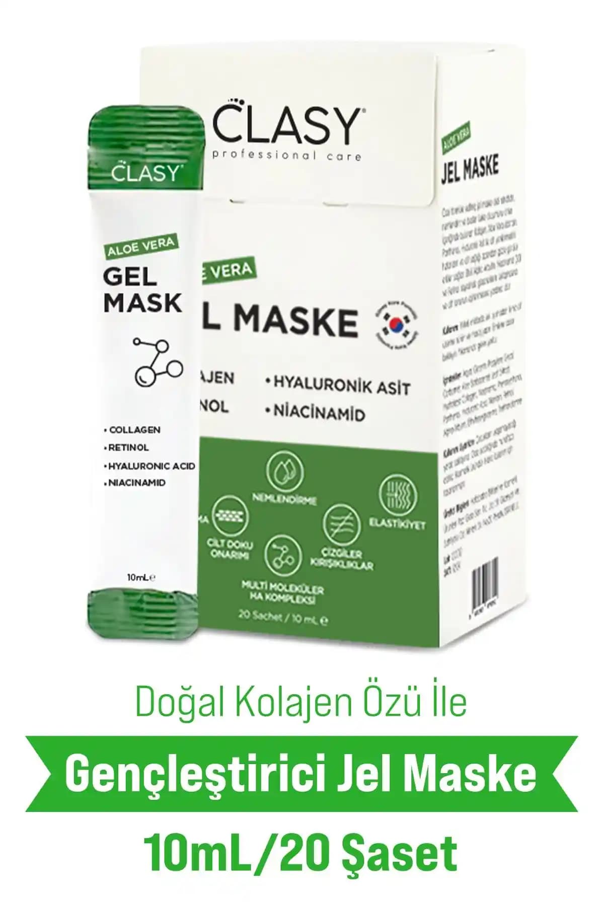 Clasy Jel Maske: Doğal İçeriklerle Cilt Nemlendirme ve Yatıştırma Rehberi