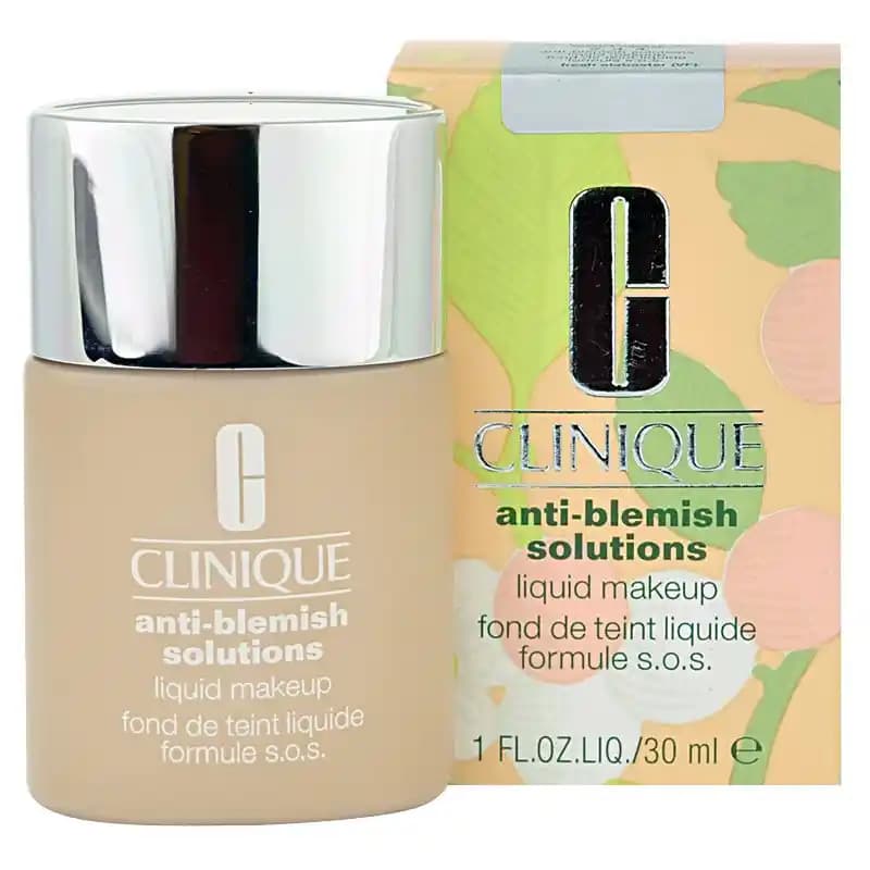 Clinique Anti Blemish Fondöten: Akne ve Yağlı Ciltler İçin Uygun Doğal Görünüm Sağlayan Makyaj Ürünü