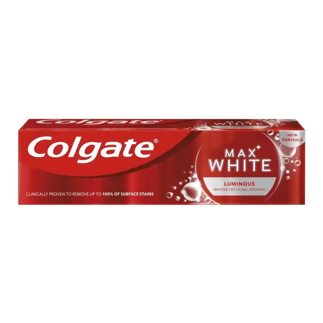 Colgate Max White 75 ml ile Parlak ve Sağlıklı Bir Gülümseme Sağlayan Diş Macunu