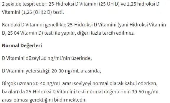 D Vitamini Testi Fiyatları ve Sağlık İçin Önemi 2025 Güncel Bilgilerle