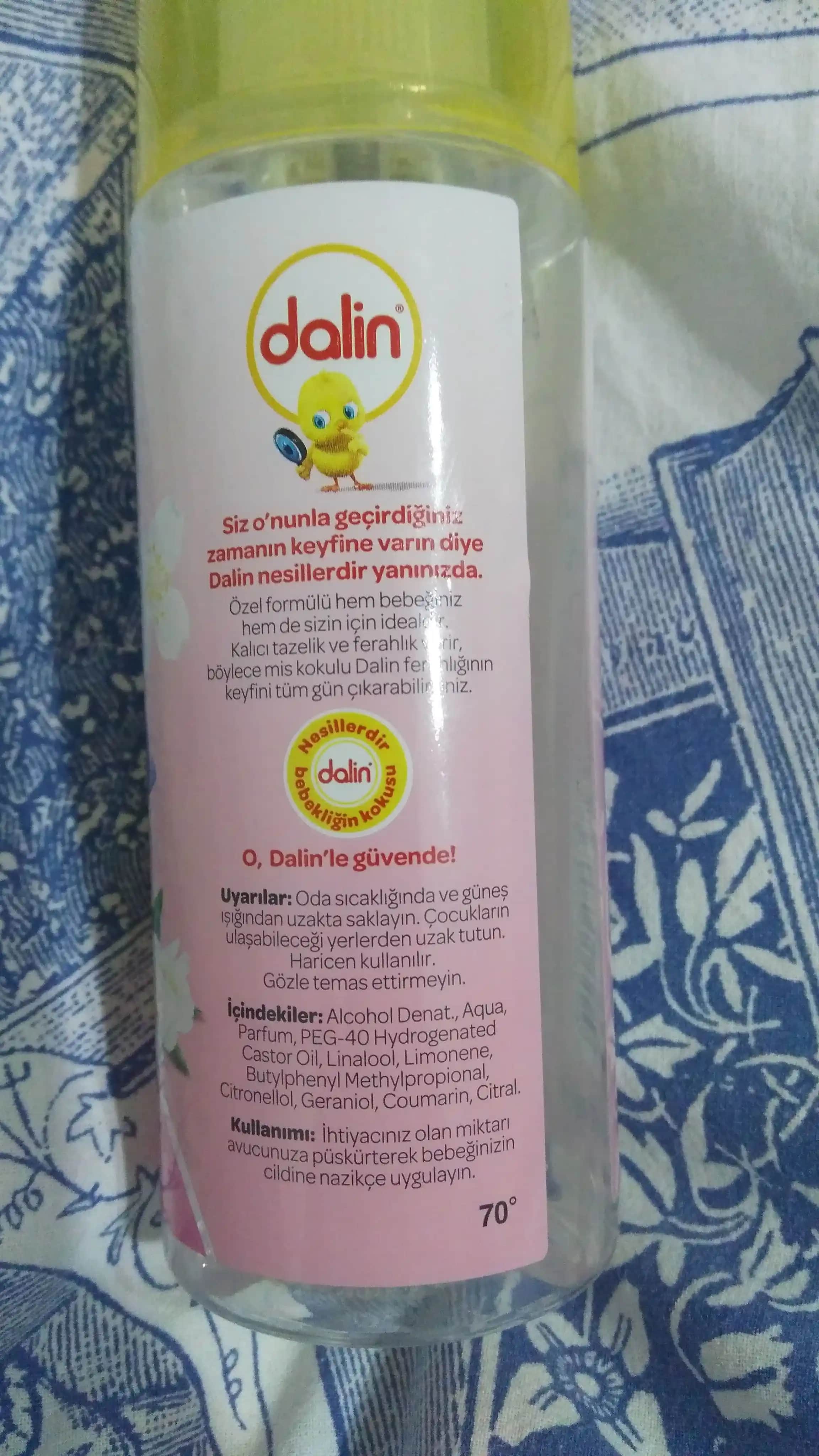 Dalin Bebek Bakım Ürünleri İçindekiler Listesi ve Doğallık Vurgusu