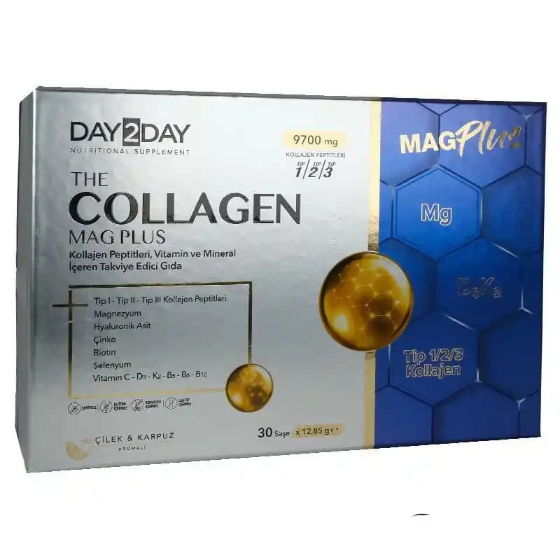 Day to Day Collagen Mag Plus: Cilt, Eklem ve Sağlık Destekleyici Güçlü Takviye