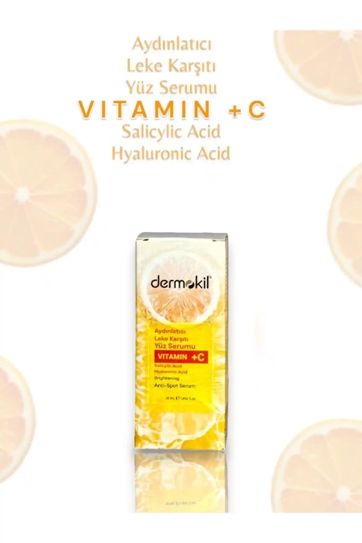 Dermokil Aydınlatıcı ve Leke Karşıtı Yüz Serumu ile Cilt Parlaklığı ve Ton Eşitliği