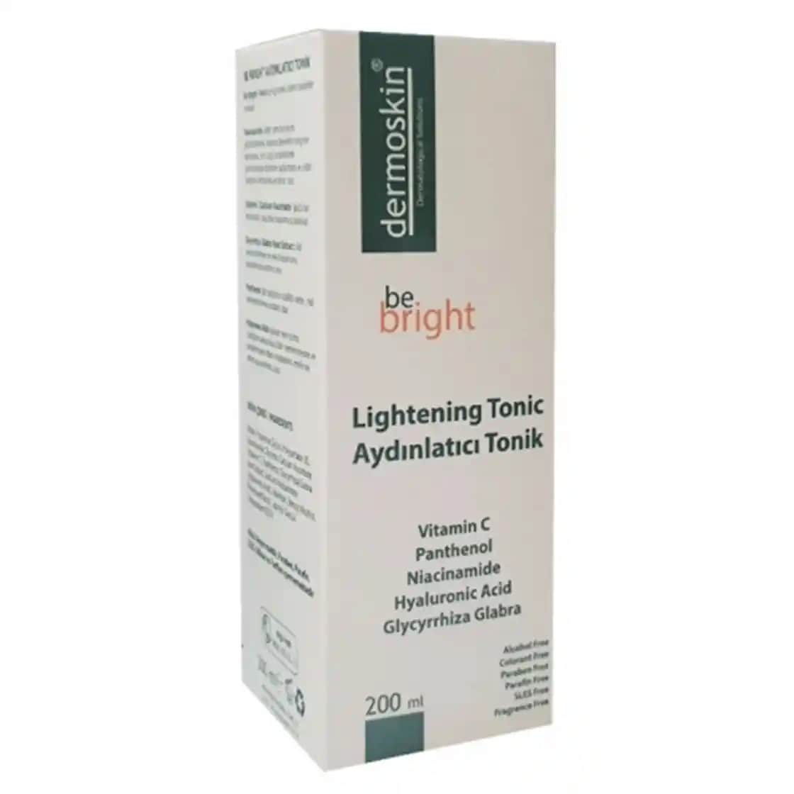 Dermoskin Be Bright Ay<dı>nlatıcı Tonik ile Cilt Tonunu Eşitleyin ve Parlaklık Kazanın