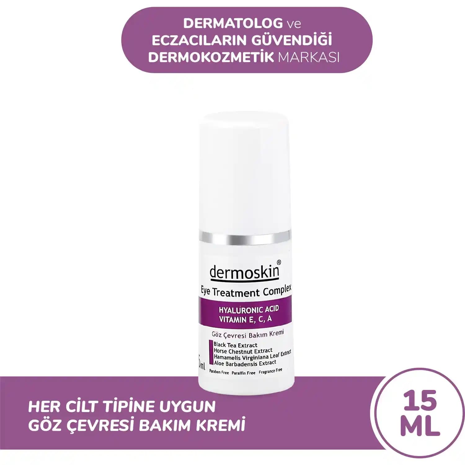 Dermoskin Göz Çevresi Bakım Kremi: Hassas ve İnce Ciltler İçin Güçlü Koruma ve Nemlendirme