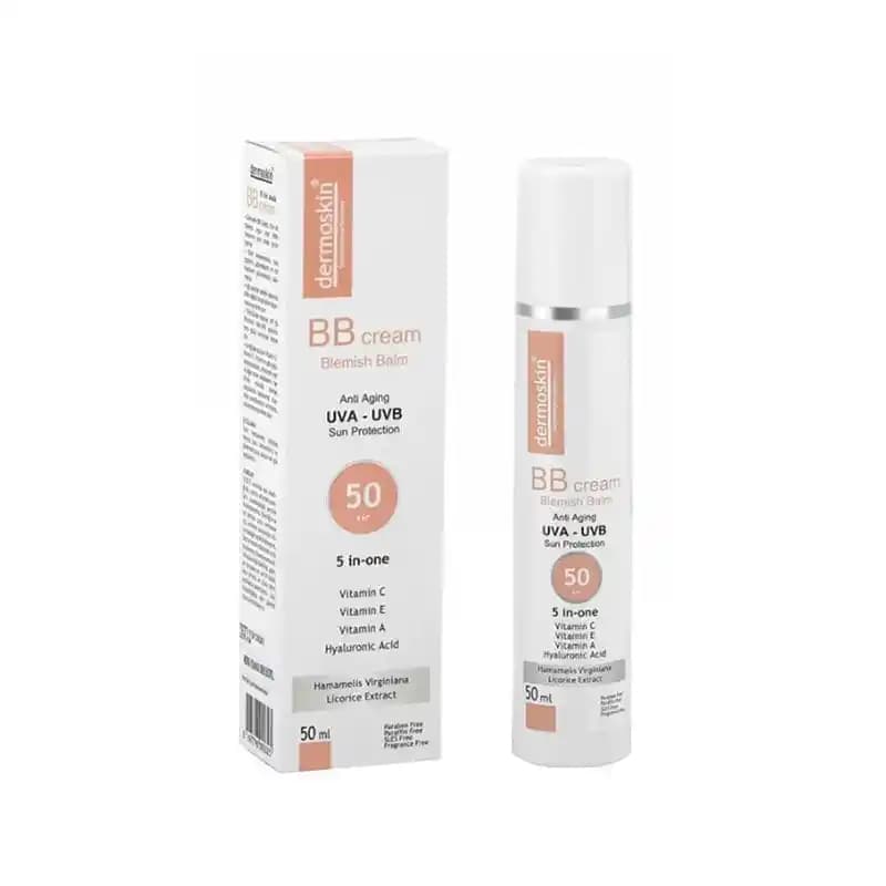 Dermoskin Güneş Kremi ve BB Cream SPF 50 ile Cilt Koruma ve Doğal Görünüm Sağlama