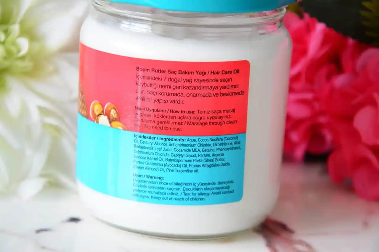 Doğal İçeriklerle Güçlendirilmiş Boom Butter Saç Bakım Yağı İncelemesi