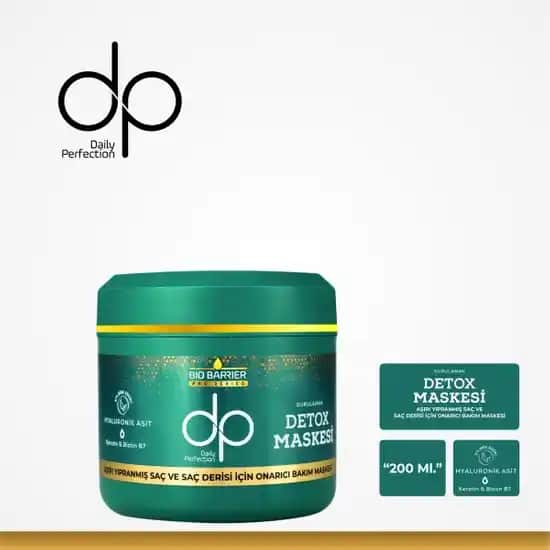 DP Detox Maskesi: Doğal İçeriklerle Saçları Yenileme ve Koruma Çözümü