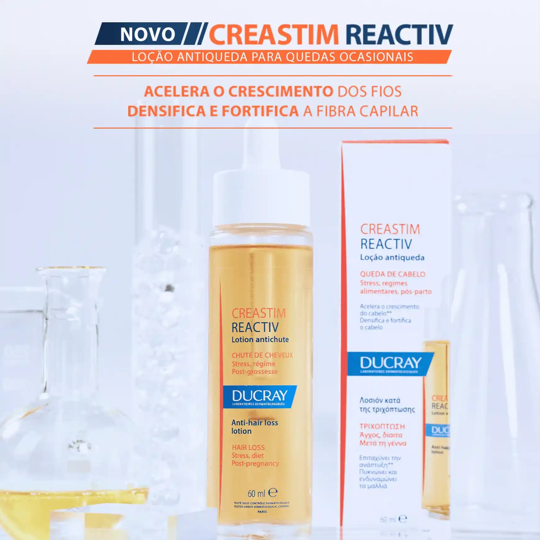 Ducray Creastim Reactiv ile reactive saç dökülmesine etkili çözüm ve saç sağlığını destekleme