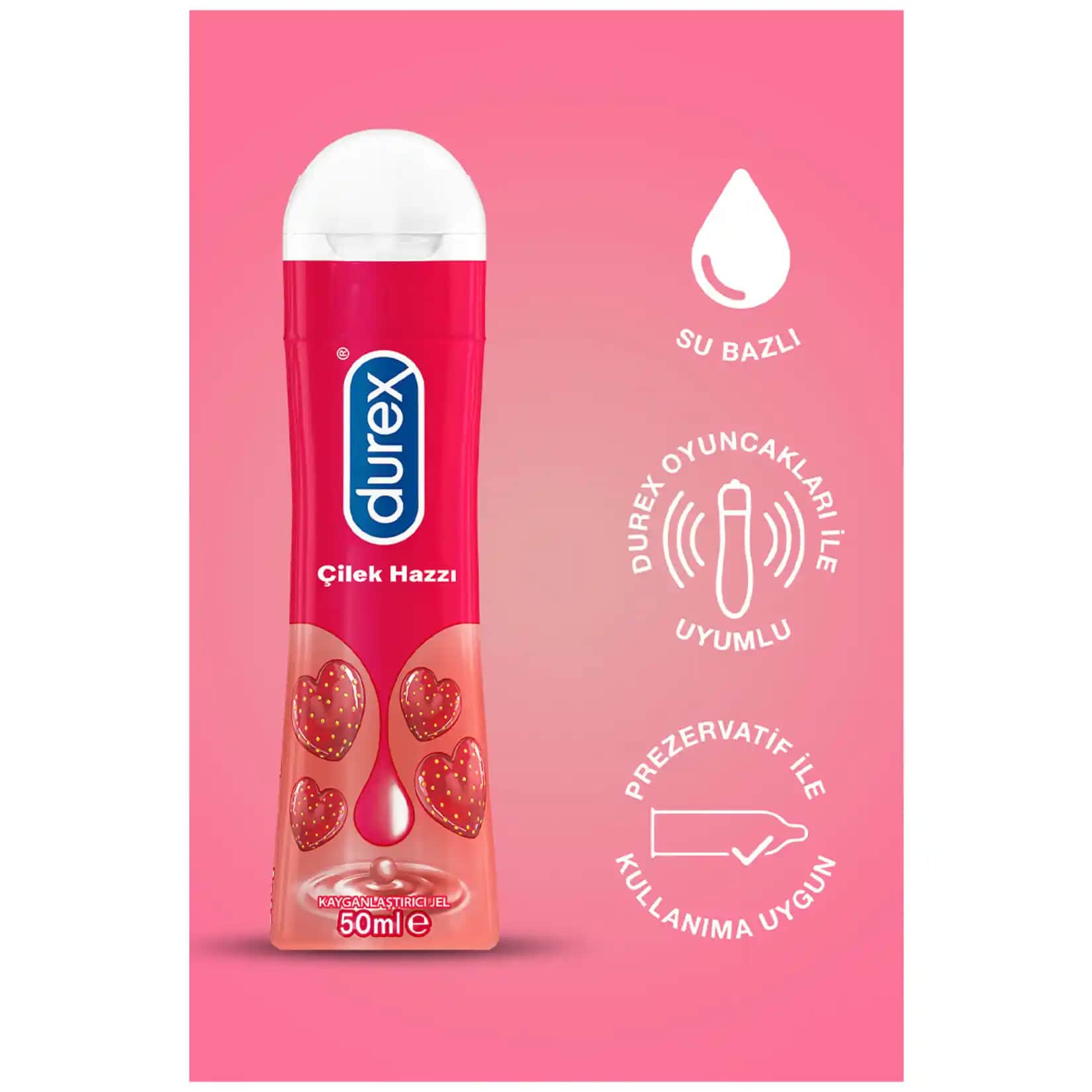 Durex Çilekli Kayganlaştırıcı Jel: Tatlı Aroması ve Güvenli Kullanımıyla Cinsel Konfor