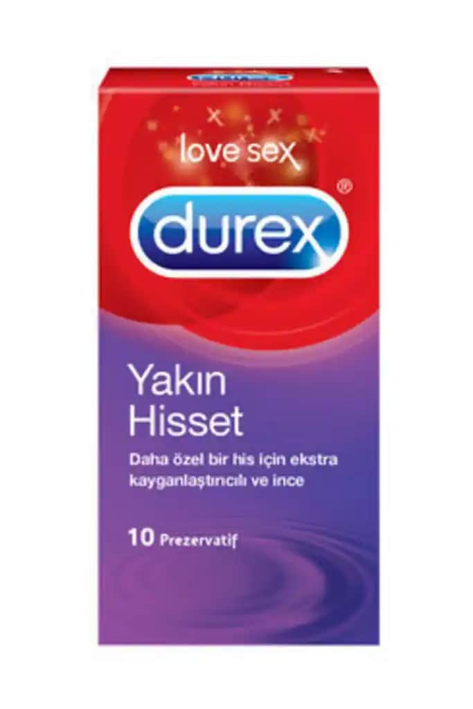 Durex Yakın Hisset Serisi İnce ve Kaygan Prezervatiflerle Daha Hassas ve Güvenli Deneyim